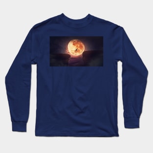 moon effect Long Sleeve T-Shirt
